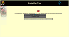 Desktop Screenshot of old.honda-club.at